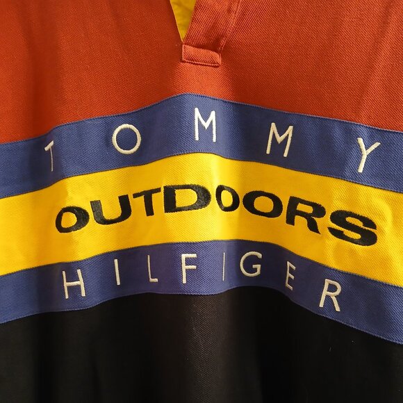 Vintage Tommy Hilfiger Outdoors Long Sleeve Polo - Picture 4 of 8